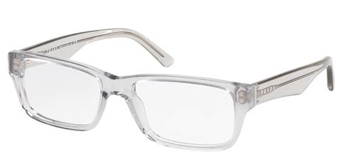 prada clear eyeglasses.